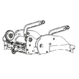 Zebra 105934-017 Carro de la cinta, 203 dp