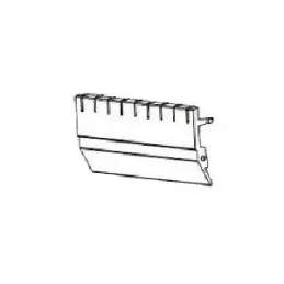 Zebra 105934-024 Pie de goma juego de 5