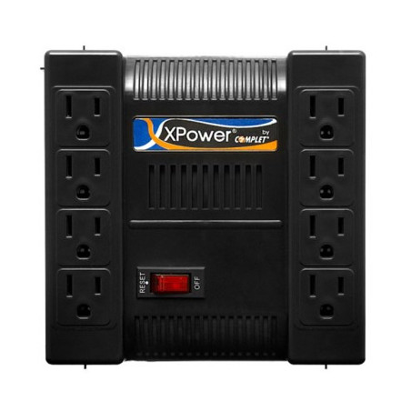 Regulador XP 1300VA 8 Contactos con Supresor  de picos de voltaje