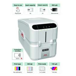 Impresora MATICA MC110 una cara - Impresora de PVC Credenciales | c3mayorista