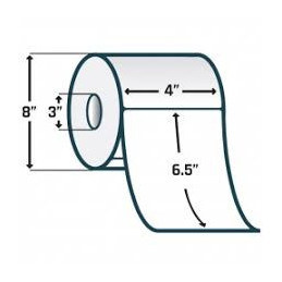 Zebra 10000300 Etiquetas 4"x 6.5" Z-Perform 1000D Térmico Directo