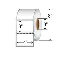 ZEBRA 10000302 Etiquetas TD 4"x3" Z-Perform 1000D