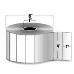 Zebra 10010045 - Etiquetas 4" x 1" Z-SELECT 4000D - c3mayorista.com