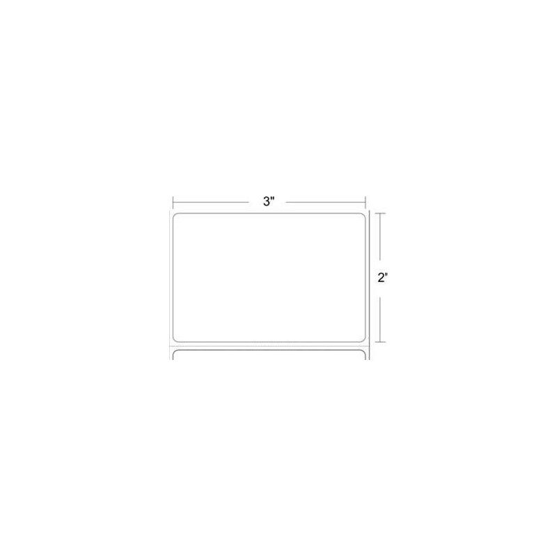 Zebra 10009529 Rollos  Etiquetas 3x2 Z-SELECT 4000T Centro 1 | c3mayorista.com