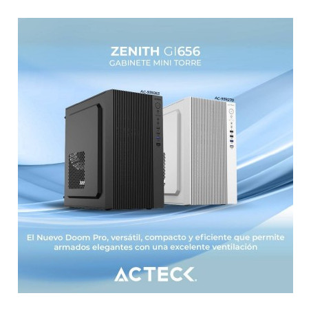 Gabinete Gamer Mini Torre Acteck ZENITH GI656 | COMPUTO C3MAYORISTA