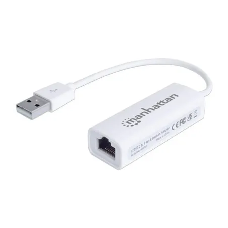Adaptador MANHATTAN 506731 Fast Ethernet USB de Alta Velocidad