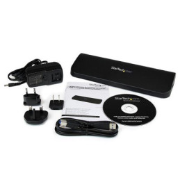 Replicador Puertos USB 3.0 StarTech | 4 Puertos 5Gbps | Hub Negro | Plug & Play