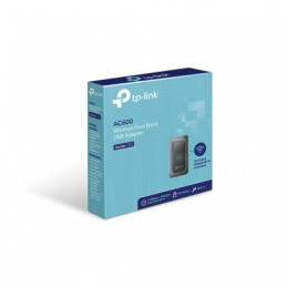 Adaptador TP-LINK  AC600 USB 2.0 inalámbrico