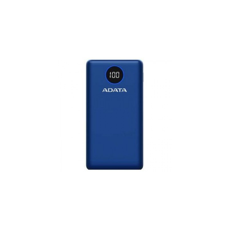 PowerBank ADATA P20000QCD 20,000 mAh | c3mayorista.com