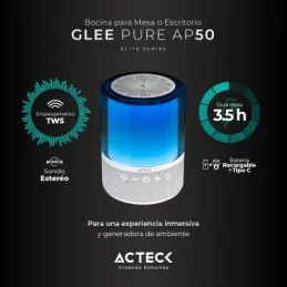 ACTECK AC-936415 | Bocina inalámbrica Bluetooth Glee Pure AP50