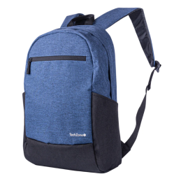 TechZone TZLBP16 Backpack Basic Black | MOCHILAS C3MAYORISTA.COM
