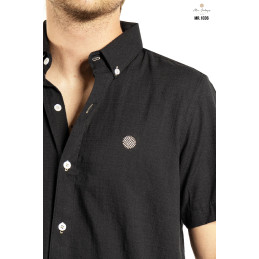 Uniformes Camisas Manga Corta Con Logotipo Bordado