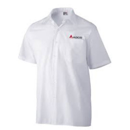 Uniformes Camisas Manga Corta Con Logotipo Bordado