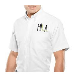 Uniformes Camisas Manga Corta Con Logotipo Bordado