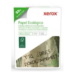 XEROX Papel Ecologico 5000 Hojas Tamaño CARTA BLANCO