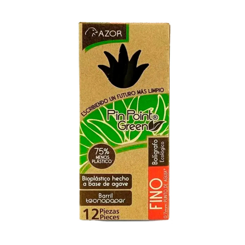 BOLÍGRAFO PF NEGRO PIN POINT GREEN