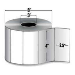 10000294 - Zebra Etiquetas 4" x 2.5" Z-PERFORM 2000D