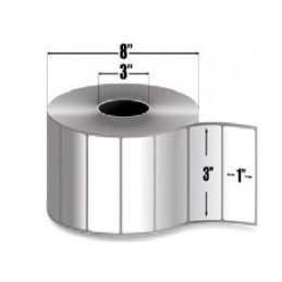 10000296 - Zebra Etiquetas 3" x 1" Z-PERFORM 2000D