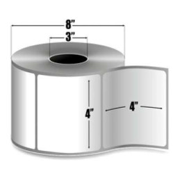 Zebra10000283 Etiquetas 4" x 4" Z-PERFORM 2000T