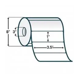 10011705 - Zebra Etiquetas 3.5" x 1" Z-ULTIMATE 3000T
