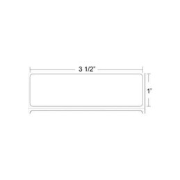 10010243 - Zebra Etiquetas 3.5" x 1" Z-PERFORM 2000T
