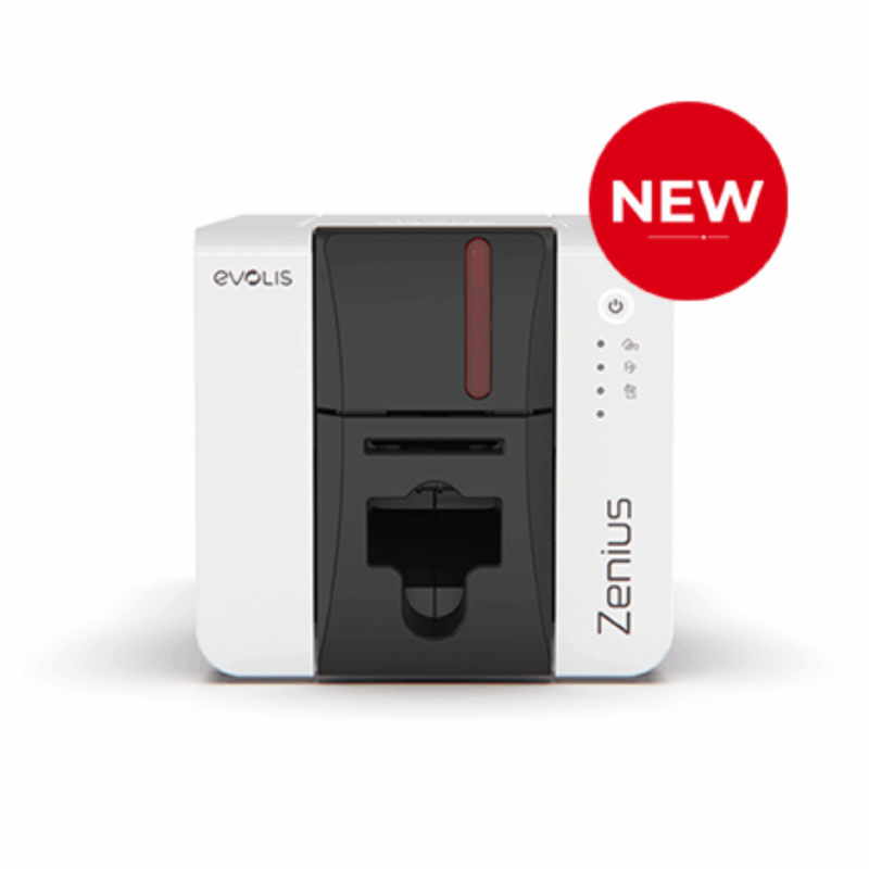EVOLIS ZENIUS 2 | Impresora de Tarjetas PVC a Color una Cara