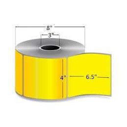 10005725-1 - Zebra Etiquetas 4" x 6.5" Z-PERFORM 2000T amarillo