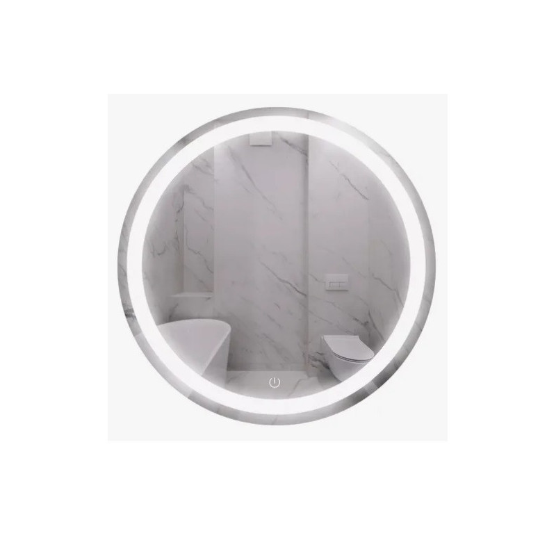Espejo Cicular Redondo Luz Led Touch 45cm Baño Vestidor 3 Tonalidades