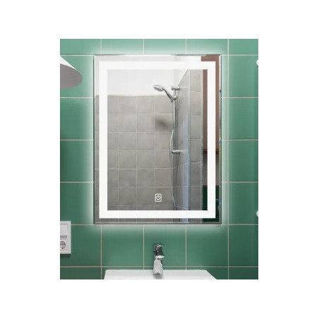 ESPEJO LED 60X50 CM RECTANGULAR TOUCH 3 TONALIDADES