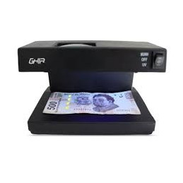 GHIA GLUV1 DETECTOR DE BILLETES FALSOS Y DOCUMENTOS LUZ UV NEGRA