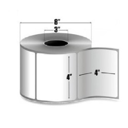 72292 - Zebra Etiquetas 4" x 4" Z-SELECT 4000T