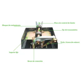 ZKTECO CMP200 Barrera Vehicular Izquierda Brazo Telescópico
