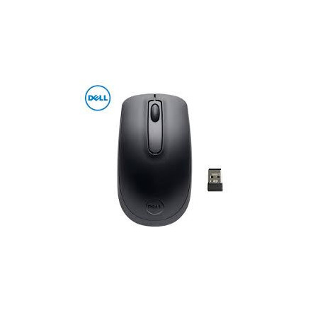 Mouse DELL WM126 Inalámbrico Óptico Negro