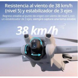 DJI Mini 3 DJI-RC Dron 4K HDR 38 minutos vuelo Distancia 10 Km