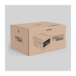 ACTECK FT500P | Fuente de Poder Blazar Prime 500W Ventilador 80Mm