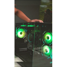 NACEB NA-0650N KIT DE 3 VENTILADORES NEGRO