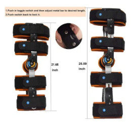 Férula HKJD Inmovilizador De Rodilla Articulado Para Pierna