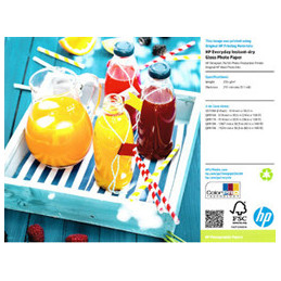 PAPEL HP FOTOGRAFICO BRILLANTE DE SECADO INSTANTANEO