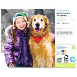 PAPEL FOTOGRAFICO HP SATINADO DE SECADO INSTANTANEO