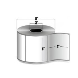 800640-405 - Zebra Etiquetas 4" x 4" Z-SELECT 4000T