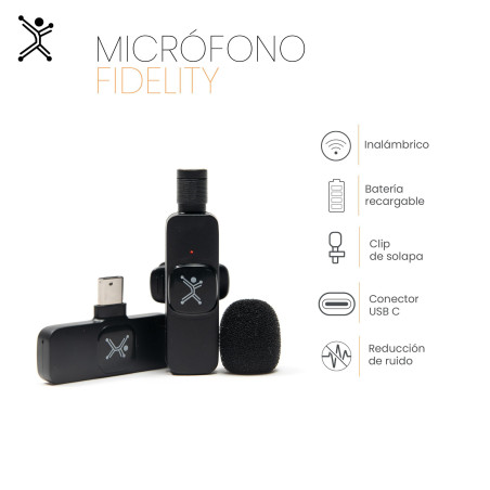 Micrófono Inalámbrico Perfect Choice PC-112679 | Karaoke & Streaming