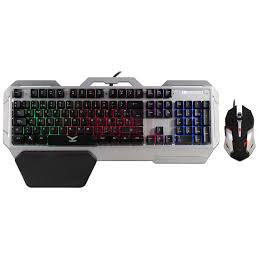 Kit de Teclado y Mouse Gaming 🎮 Naceb Technology NA-0911 USB Negro
