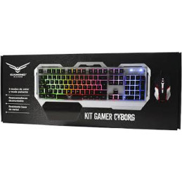 Kit de Teclado y Mouse Gaming 🎮 Naceb Technology NA-0911 USB Negro