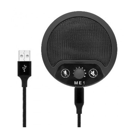Micrófono USB BROBOTIX | Omnidireccional Plug & Play para PC