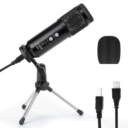 Micrófono Profesional DEVO PLUS MC455 | Estudio, Streaming & Podcast