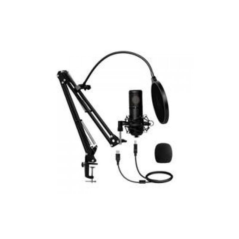 Micrófono BALAM RUSH USB con Filtro Anti-Pop | Para Streaming y Podcast