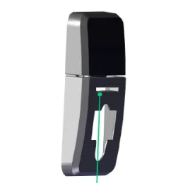 S10095TB Tapa Alimentador Zenius Marrón | Cubierta Oficial Evolis