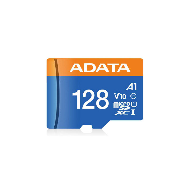 Tarjeta Micro SD ADATA 128GB | UHS-I Clase 10 | A1/A2 | Velocidad 100MB/s