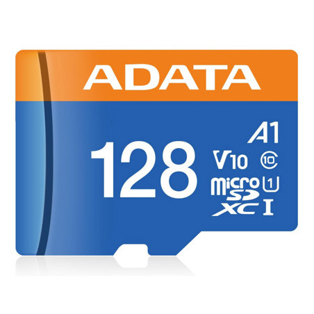 Tarjeta Micro SD ADATA 128GB | UHS-I Clase 10 | A1/A2 | Velocidad 100MB/s