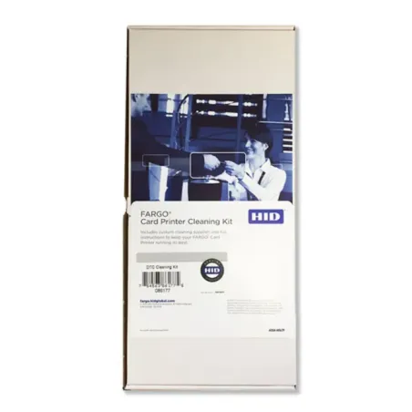 Kit Limpieza Fargo 86177 Completo: Tarjetas Adhesivas, Largas y Hisopos | Compatible DTC1500/DTC4000